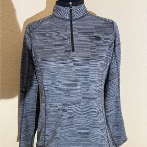 The North Face Women's Gray Quarter-Zip Top